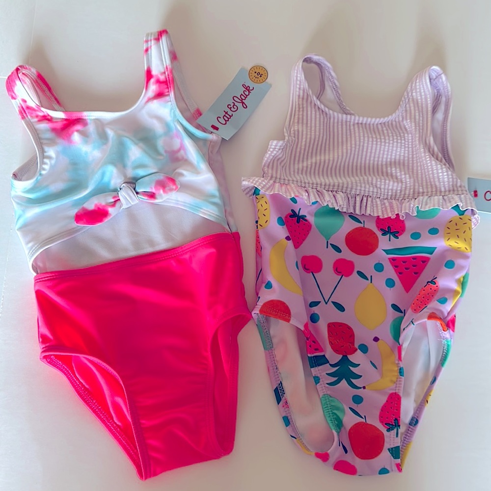 BUNDLE: Cat & Jack girls swimsuit size 2T
